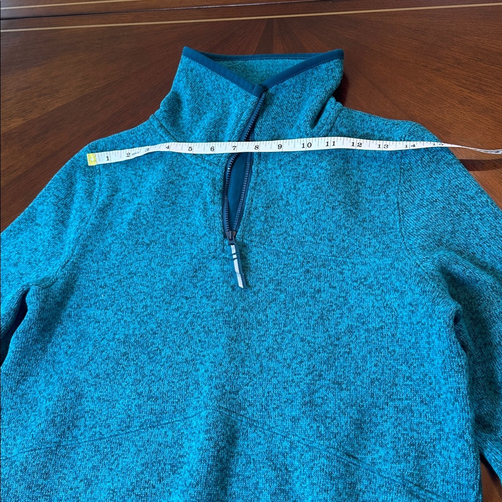 Lululemon Teal Half-Zip Pullover | Kids Large | Fits Petite Women Size XS - Picture 2 of 11